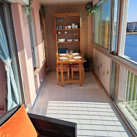 Amoureva B35, T2 Vue Mer, Parking, Piscine, Clim * 阿格德