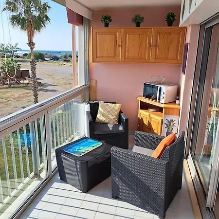 Amoureva B35, T2 Vue Mer, Parking, Piscine, Clim Agde